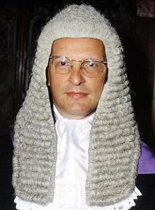 Geoffrey Rivlin QC in wig